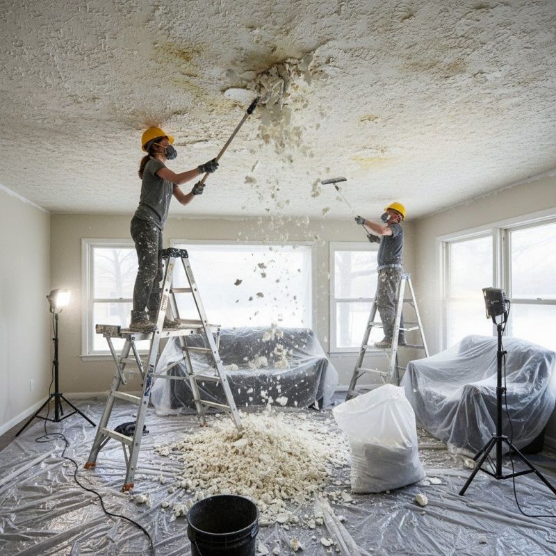Swirl Ceiling Removal in Alpharetta, GA