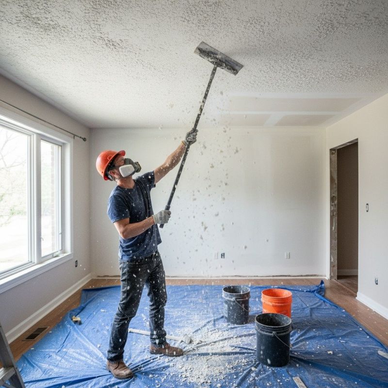 Textured Ceiling Scraping in Georgetown, TX