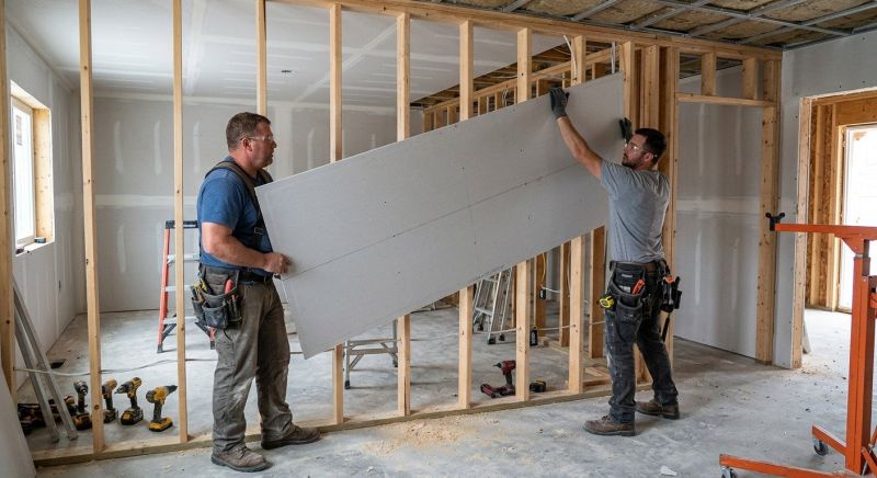 Bedroom Drywall Installation in Kansas City, MO
